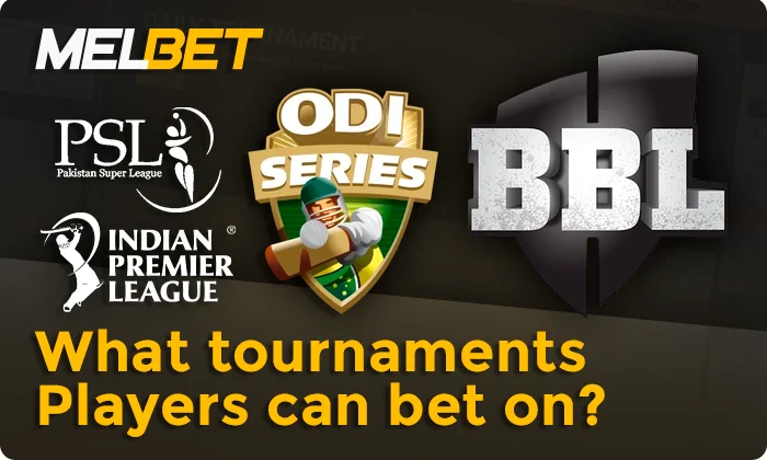 Current cricket tournaments at Melbet bookmaker